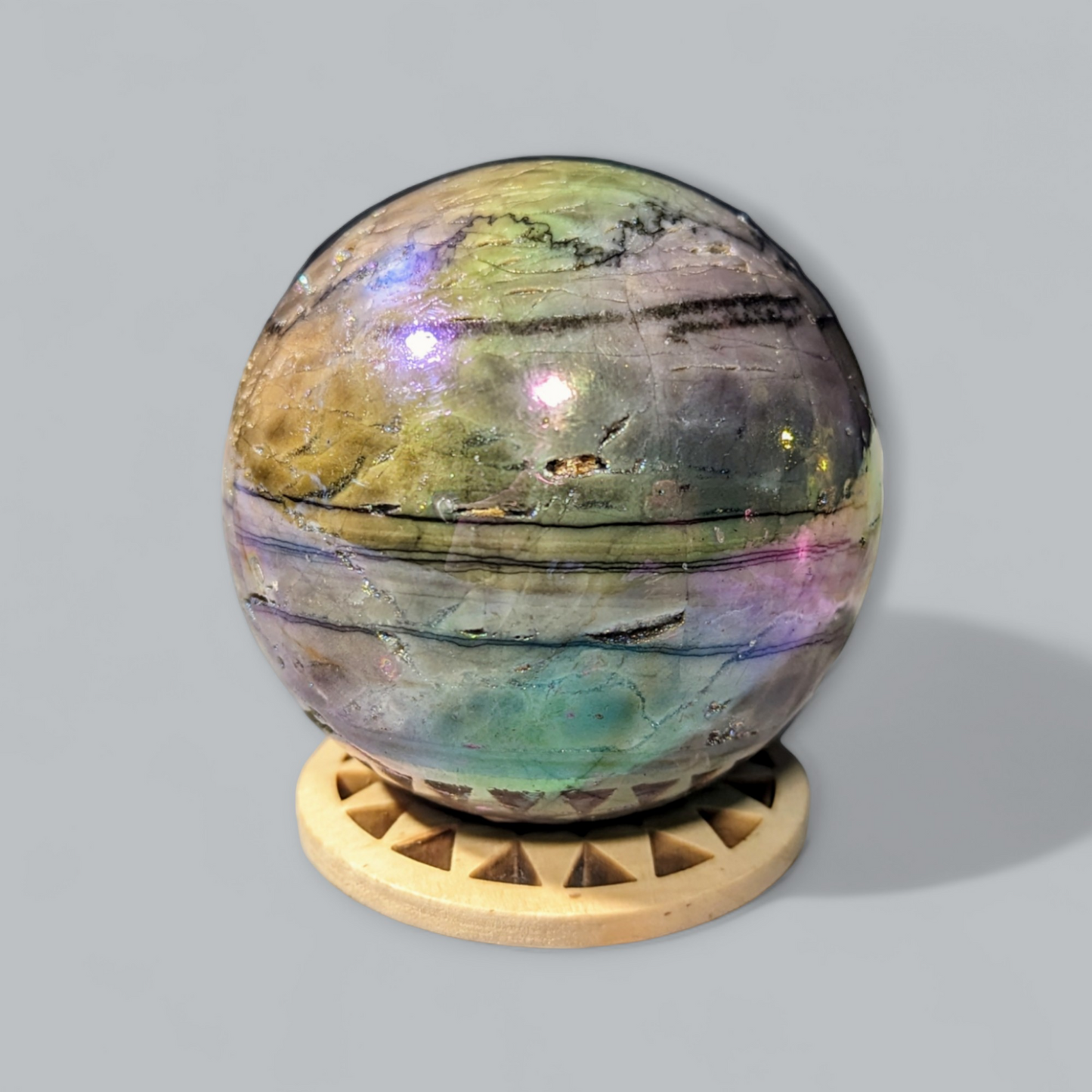 Aura Sphalerite Spheres