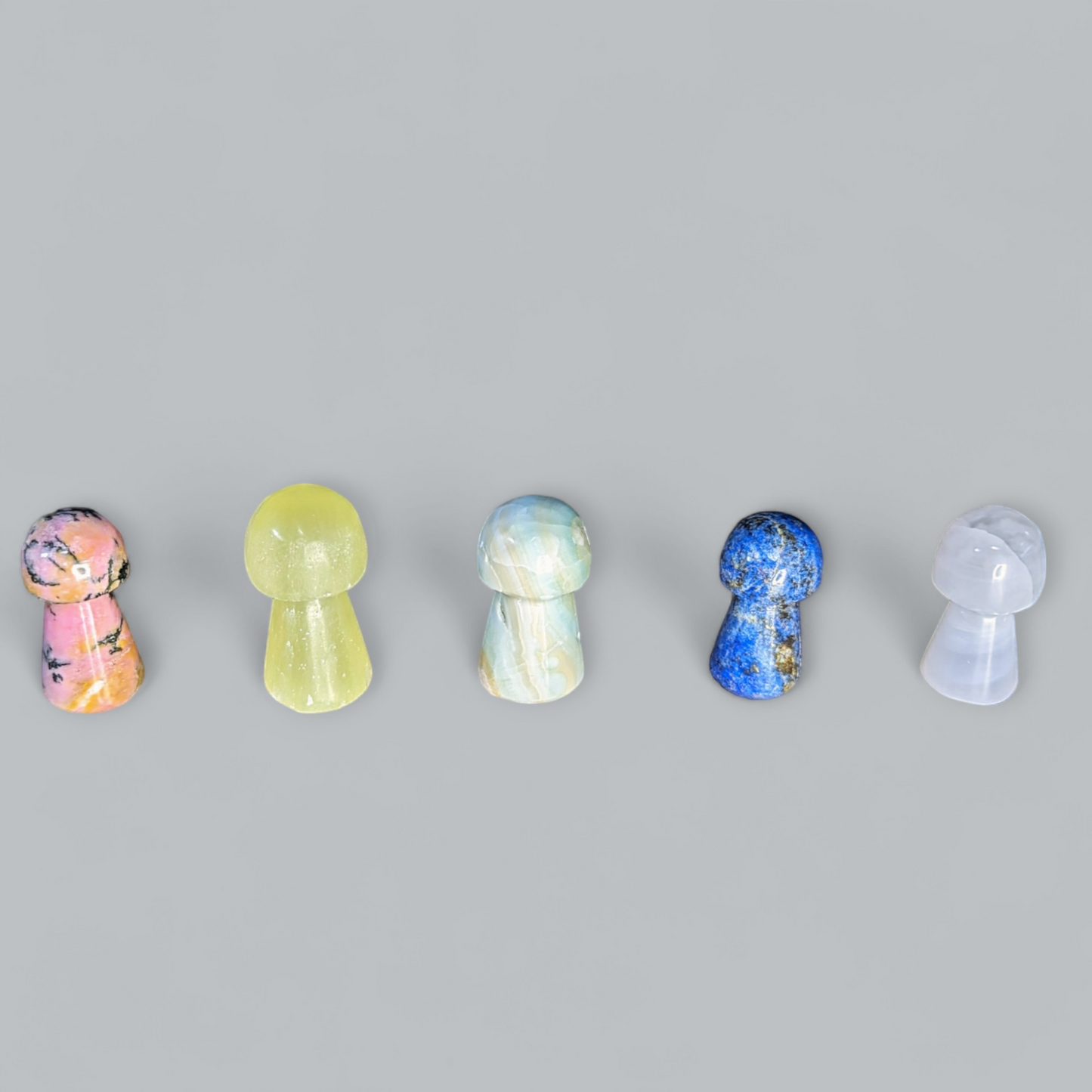 Mini Mushroom Carvings