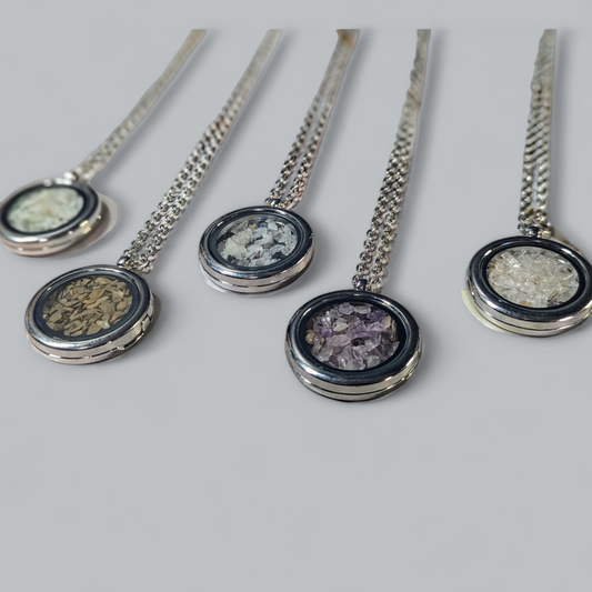 Crystal Locket Necklaces