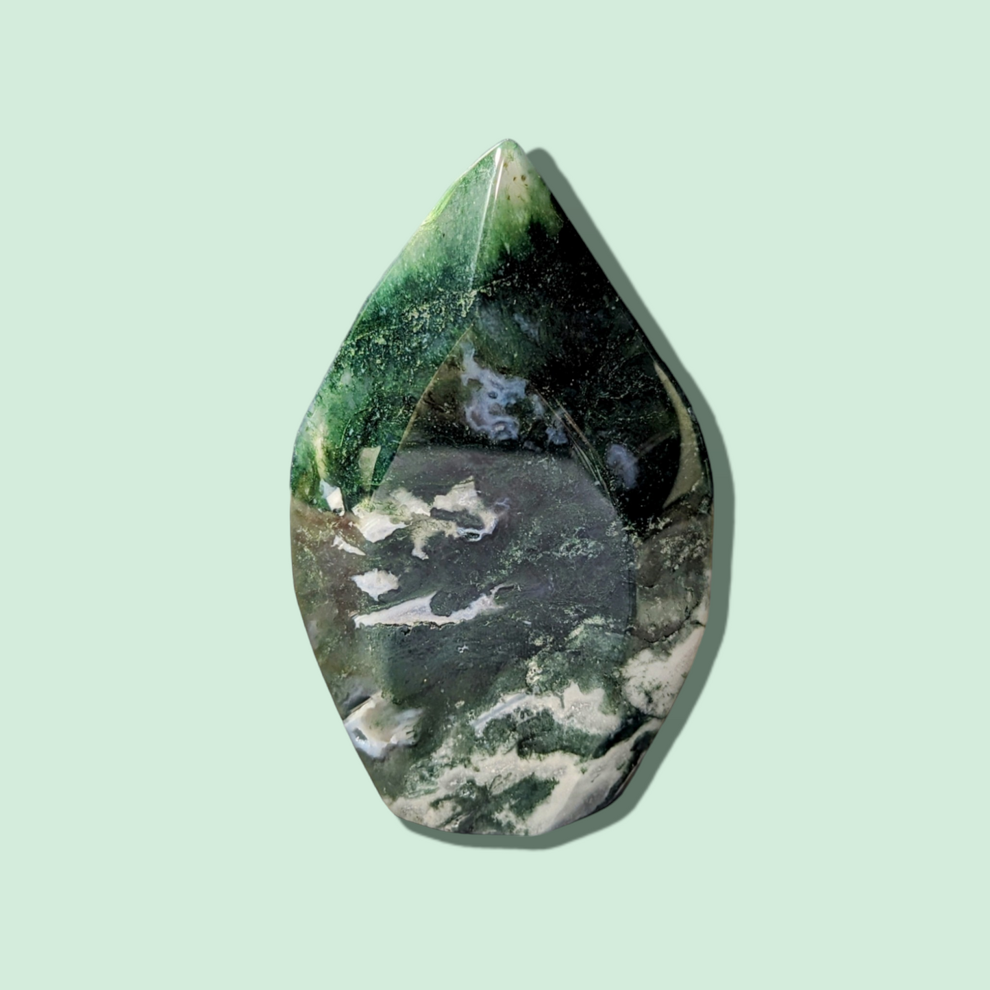 Moss Agate Ornaments